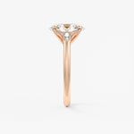 Oval Three Stone Lab Grown Diamond Engagement Ring