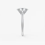 Oval Three Stone Lab Grown Diamond Engagement Ring