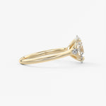 Oval Three Stone Lab Grown Diamond Engagement Ring