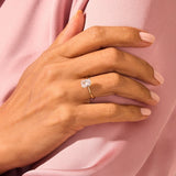Stunning 1.50 CT Radiant Moissanite Engagement Ring with Solitaire Design 6