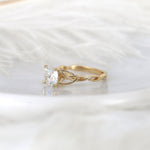Stunning 2.0 CT Round Moissanite Engagement Ring with Solitaire Design 2