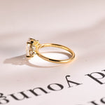Stunning 1.0 - 2.0 CT Oval Moissanite Engagement Ring with Cluster Design 10