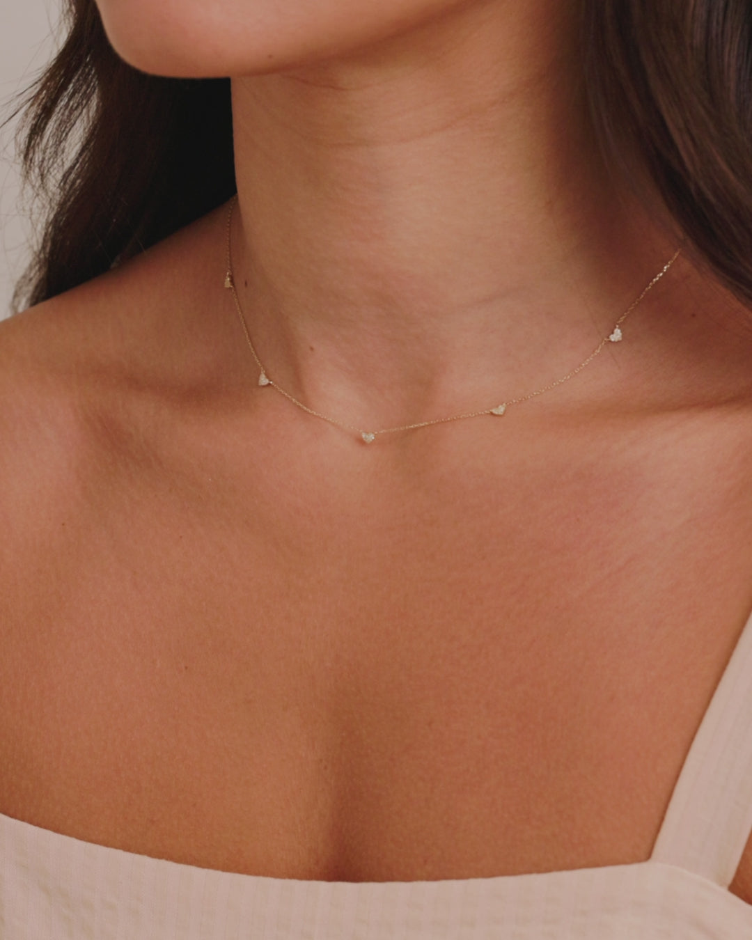 Round Cut Cubic Zirconia in 925 Sterling Silver Necklace 3