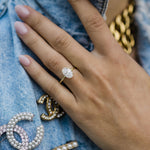 2.70 CT Oval Moissanite Ring Featuring Hidden Halo Style-Custom Listing For Xander 4