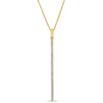 Round Cut Cubic Zirconia in 925 Sterling Silver Necklace 11