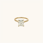 Stunning 2.60 CT Radiant Moissanite Engagement Ring with Solitaire Design 1