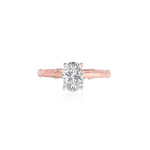 Stunning 1.0 CT Oval Moissanite Engagement Ring with Hidden Halo Design 1