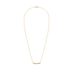1.32 TCW Round Citrine Lab Made Diamond-November Birthstone Bar Necklace 4