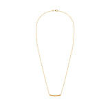1.32 TCW Round Citrine Lab Made Diamond-November Birthstone Bar Necklace 4