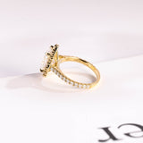 Stunning 1.5 - 2.5 CT Radiant Moissanite Engagement Ring with Pave & Halo Design 9
