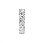 Stunning 0.5 TCW Baguette Moissanite Stones Artemis Wedding Bands 3