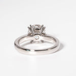 Stunning 2.0 CT Round Moissanite Solitaire Engagement Ring 2