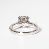 Stunning 2.0 CT Round Moissanite Solitaire Engagement Ring 2