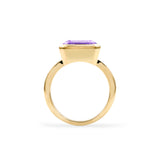 3.0 CT Emerald Amethyst Lab Made Diamond- February Birthstone Engagement Ring 4