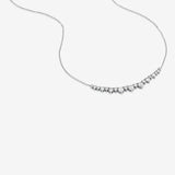 Round Cut Cubic Zirconia in 925 Sterling Silver Necklace 3