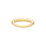 Stunning 0.9 TCW Round Moissanite Stones Half Eternity Wedding Band 4