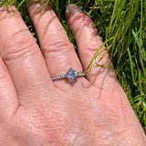 Round Cut channel Setting Cubic Zirconia in 925 Sterling Silver Ring 5