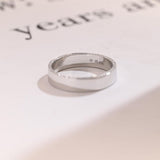 Delicate Moissanite Band with 0.3 TCW Round Cut Stones in Solid Gold 10