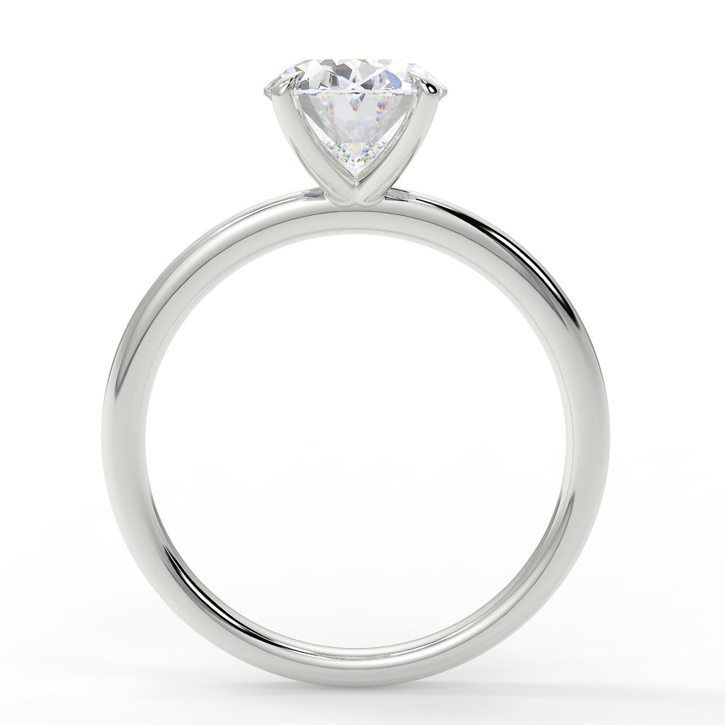 Stunning 2.11 CT Oval Moissanite Engagement Ring with Solitaire Design 6