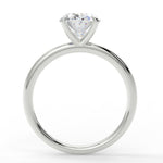 Stunning 2.11 CT Oval Moissanite Engagement Ring with Solitaire Design 6