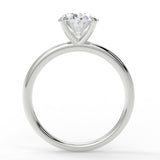 Stunning 2.11 CT Oval Moissanite Engagement Ring with Solitaire Design 6