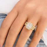 Stunning 3.5 CT Radiant Moissanite Engagement Ring with Pave and Halo Design 7