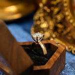 2.0 CT Round Shaped Moissanite Solitaire Engagement Ring 5