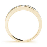 Stunning 0.30 CT Round Moissanite Stones Channel Wedding Band 2