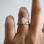 Stunning 0.20 TCW Round & Baguette Moissanite Stones Alternate Wedding Bands 3