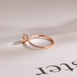 Stunning 1.0 - 2.0 CT Cushion Moissanite Engagement Ring With Pave Design 9