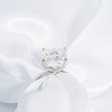 Stunning 4.50 CT Cushion Moissanite Engagement Ring with Solitaire Design 7