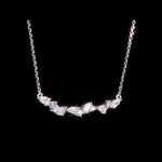 Round Cut Cubic Zirconia in 925 Sterling Silver Necklace 4