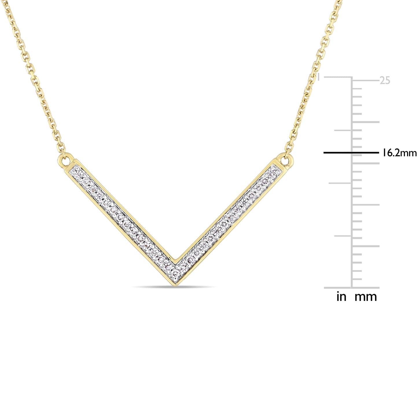 Round Cut Cubic Zirconia in 925 Sterling Silver Necklace 9