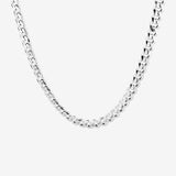 Round Cut Cubic Zirconia in 925 Sterling Silver Necklace 1