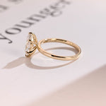 Stunning 1.0 - 2.0 CT Marquise Moissanite Engagement Ring with Solitaire Design 7