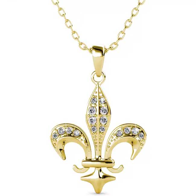 Round Cut Cubic Zirconia in 925 Sterling Silver Necklace 1