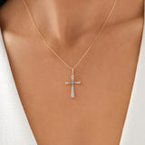 Round Cut Cubic Zirconia in 925 Sterling Silver Necklace 4