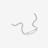 Round Cut Cubic Zirconia in 925 Sterling Silver Bracelet 2