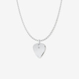 Round Cut Cubic Zirconia in 925 Sterling Silver Necklace 2