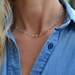 9.36 TCW Round Diamond Lab Made Diamond- April Birthstone Necklace 2
