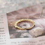 Stunning 0.4 CT Marquise Moissanite Stones Wedding Bands 2