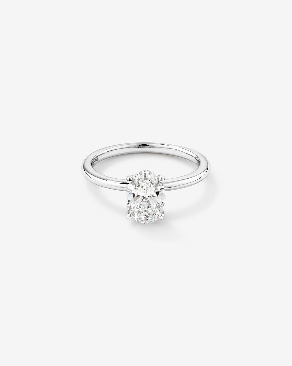 Stunning 1.25 CT Oval Moissanite Engagement with Ring Solitaire Design 1
