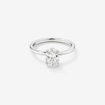 Stunning 1.25 CT Oval Moissanite Engagement with Ring Solitaire Design 1