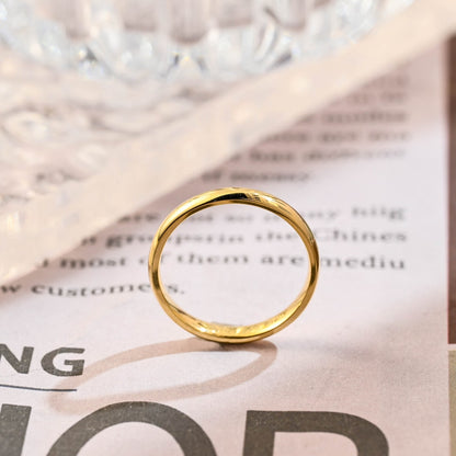 Simple Classic Moissanite Wedding Band 3