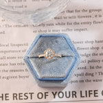 1.0 CT Round Shaped Moissanite Multi-Stone Pave Engagement Ring 9