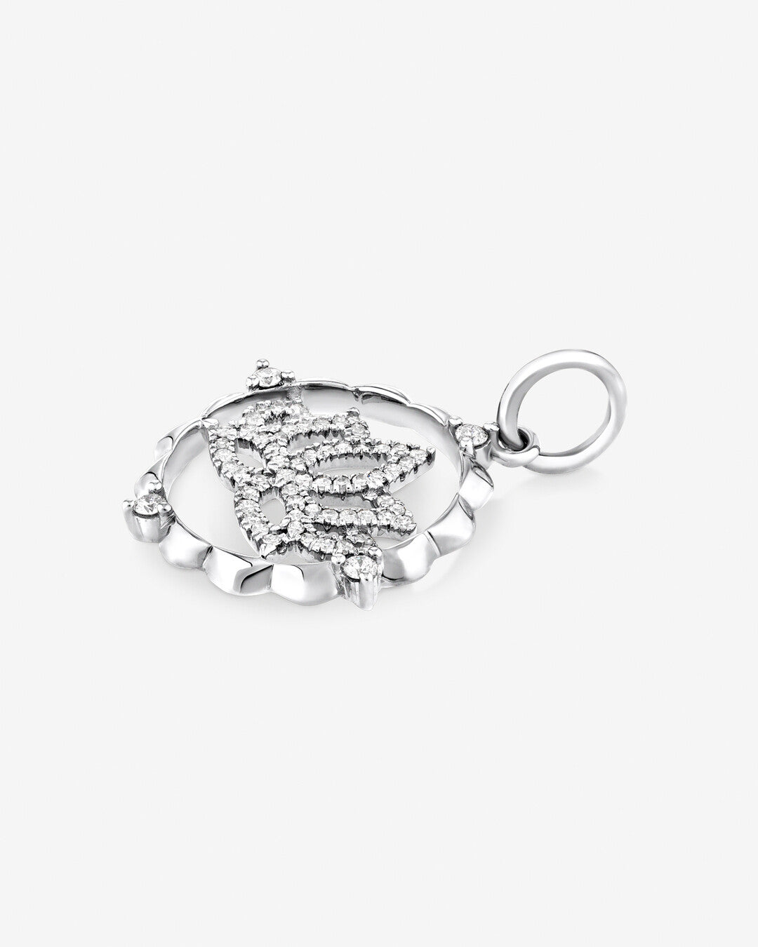 Round Cut Cubic Zirconia in 925 Sterling Silver Necklace 2