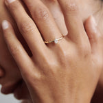 Stunning 0.10 CT Marquise Moissanite Engagement Ring with Solitaire Design 1