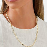 Round Cut Cubic Zirconia in 925 Sterling Silver Necklace 4