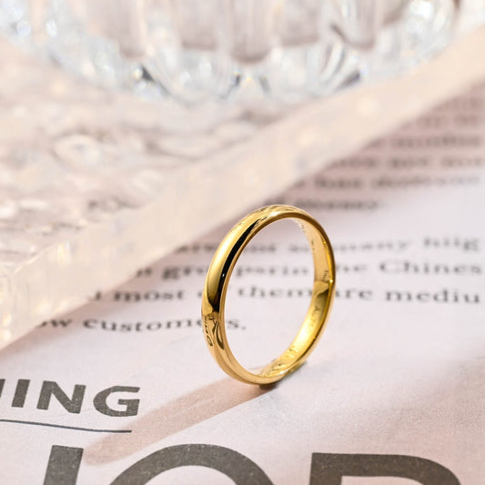 Simple Classic Moissanite Wedding Band 1
