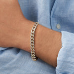 Round Cut Cubic Zirconia in 925 Sterling Silver Bracelet 5